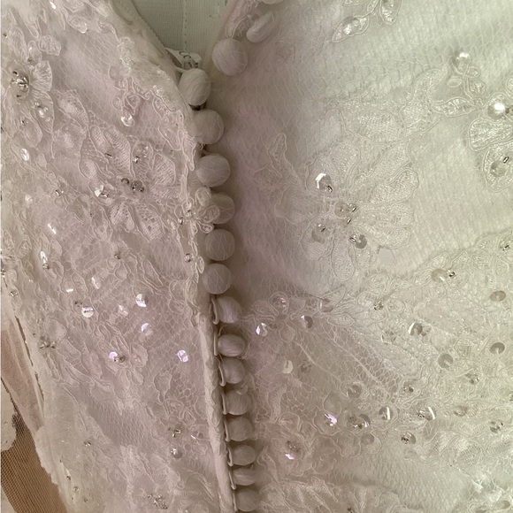 - Jasmine Haute Couture Wedding Gown Dress, sz 8, Silk, Lace, Embroidered … - Picture 5 of 16